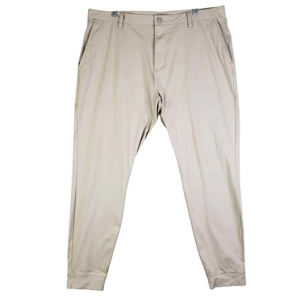 Rhone Commuter Pants Stretch Chino Performance Trousers Men's Size 40 Khaki - Picture 2 of 14